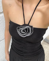 Oxgami Neckholder-Tube-Top in Rosé